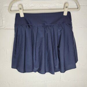 Old Navy Women's Medium Skort Quick Dry Pleated Pull On Stretch Blue